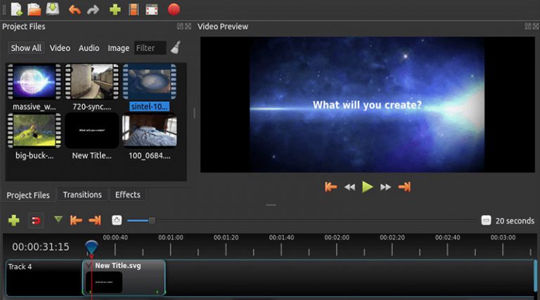 openshot video editor online free